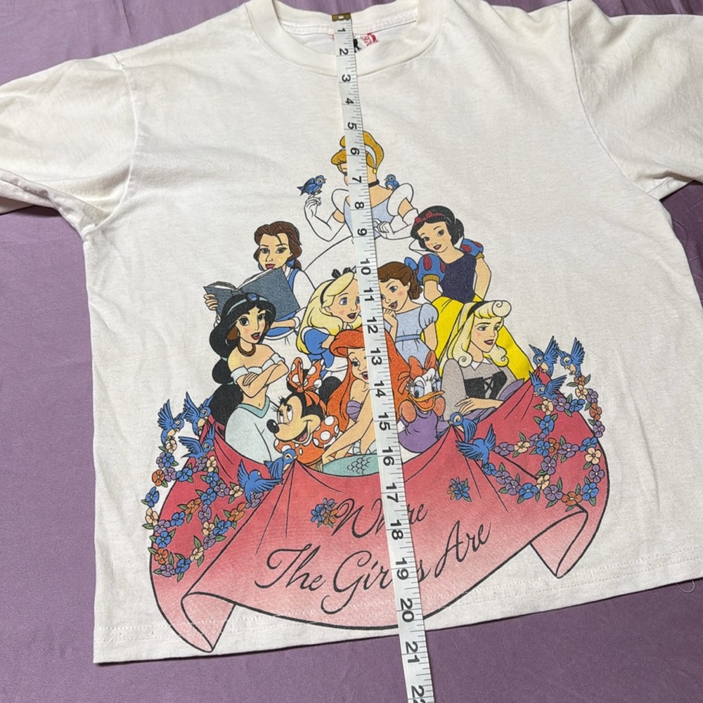 Disney Princess White T-Shirt S - Picture 15 of 17